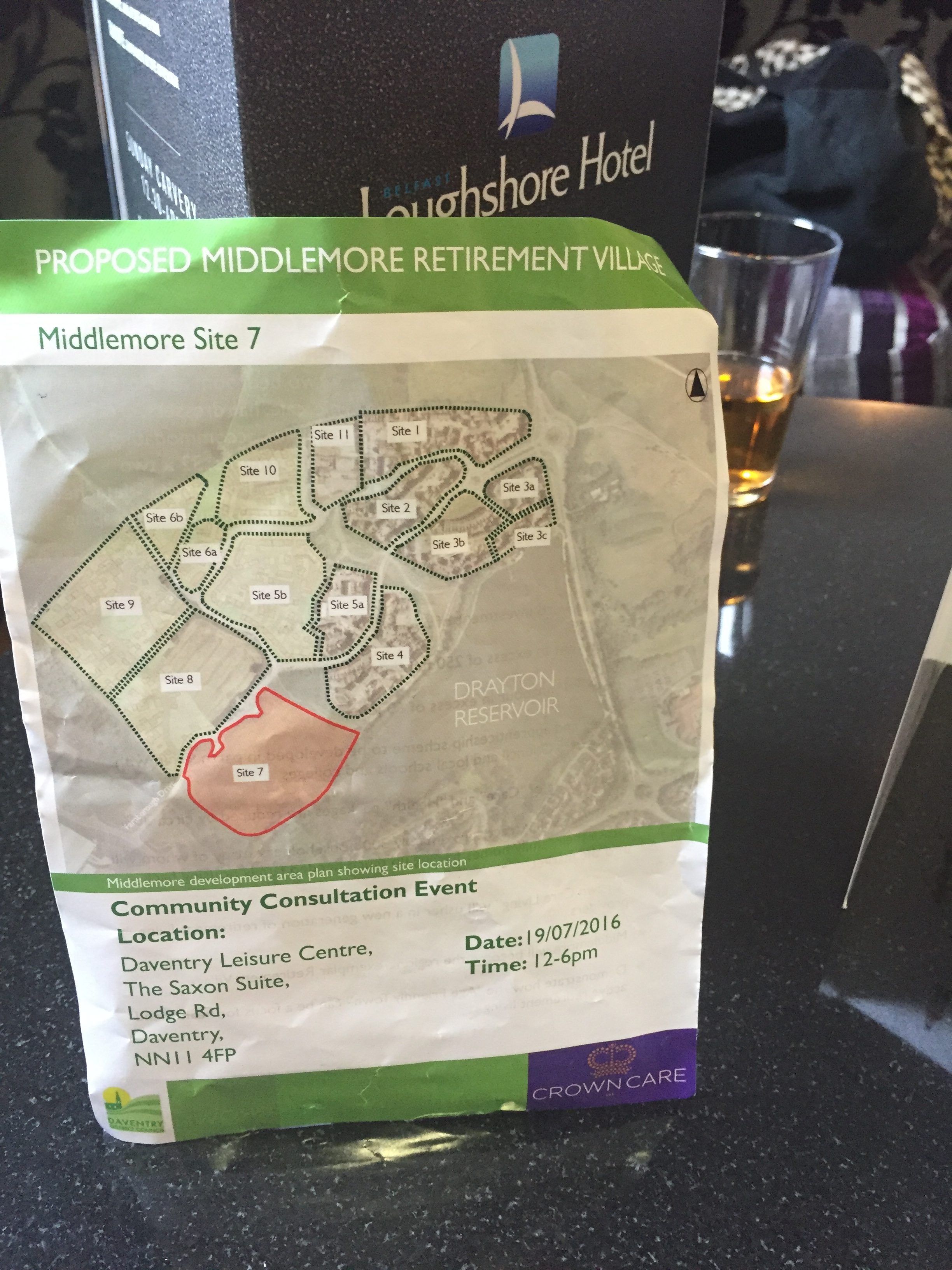 CROWN CARE RETIREMENT VILLAGE MEETING – WEDNESDAY 6TH SEPTEMBER 2017